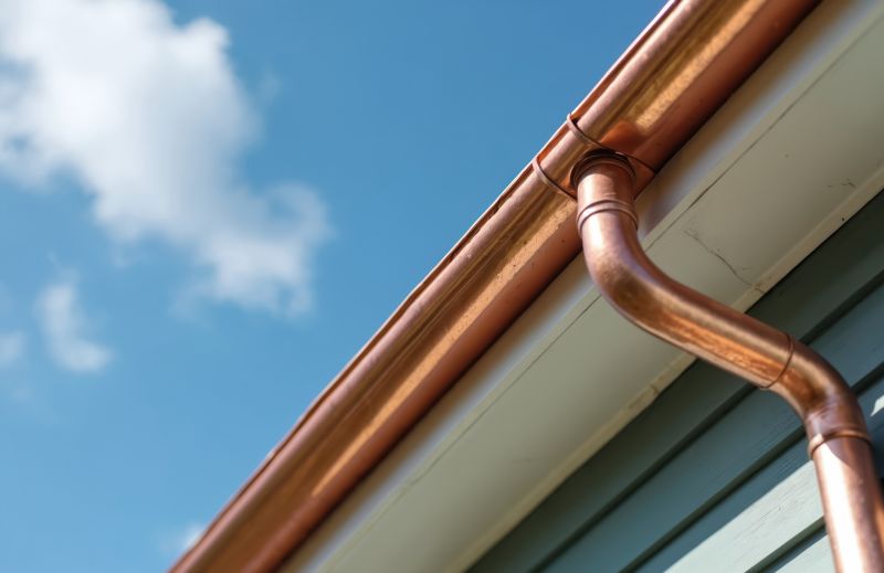 Copper Gutter Service detail