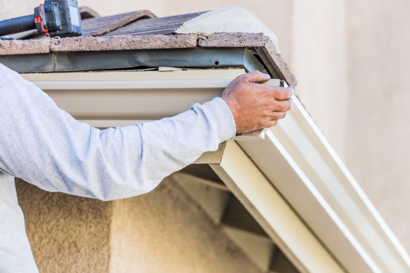 Warehouse Gutter Installation detail
