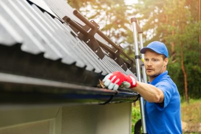 Residential Gutter Cleaning Process