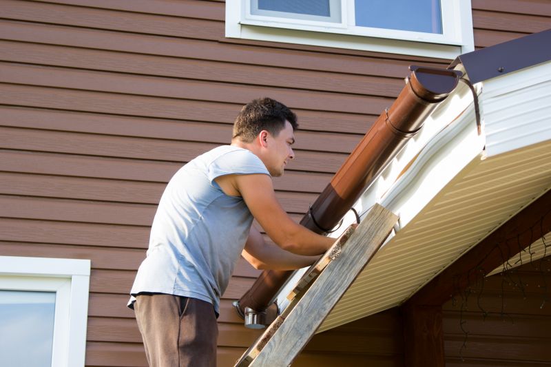 Porch Downspout Installation
