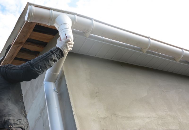 Porch Downspout Installation