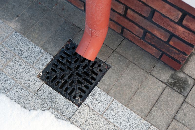 Porch Downspout Installation